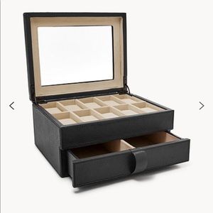 Fossil watch jewelry box